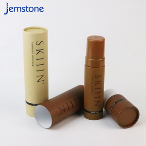 Tubo de papel artesanal con logotipo personalizado respetuoso con el medio ambiente, cilindro de embalaje, tubo de papel de cartón - Product Image 3