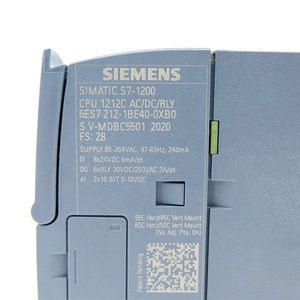 Thương hiệu mới Siemens <span class=keywords><strong>PLC</strong></span> điều khiển S7 1200 SIMATIC S7-1200 nhỏ gọn CPU 1212c AC/DC/Relay 6es7212-1be40-0xb0 - Product Image 4