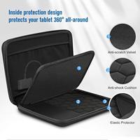Étui rigide pour tablette pour 12.9 pouces Microsoft Surface protection portefeuille organisateur sac de transport sacs et housses pour ordinateur portable