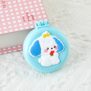 New arrivals dễ thương phim hoạt hình gấp đệm không khí Lược Massage Lược Gương xách tay <span class=keywords><strong>mini</strong></span> Bàn chải tóc bán buôn - Product Image 5