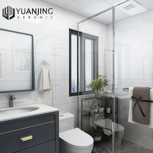 Calacatta-azulejo de porcelana con <span class=keywords><strong>efecto</strong></span> mármol blanco mate, azulejos vitrificados esmaltados, azulejos rectangulares, 400x800 - Product Image 5