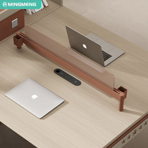 Bureau d'ordinateur moderne en panneau mélaminé pour 2/4/6 personnes, usage bureau/département de travail à domicile, design modulaire, tiroirs à dossiers résistants à l'eau - Product Image 5