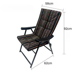 Silla de Camping Acolchada Plegable para Adultos, Muebles de Exterior y Playa, Portátil Personalizable de Fabricante al Por Mayor - Product Image 2