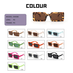 Các Nhà Cung Cấp Hợp Thời Trang Thịnh Hành 2022 Bán Buôn Cửa Hàng Giá Rẻ Phụ Nữ Nhỏ Hình Vuông Màu Hồng Hình Chữ Nhật Kính Râm Kính Râm - Product Image 6