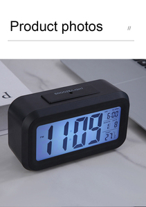 Giá tốt nhất hiện đại đám mây LCD kỹ thuật số bàn đồng hồ báo thức vuông nhựa thiết kế cho nấu ăn cảnh báo - Product Image 5