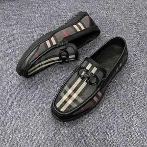 Sepatu formal kasual kulit pria sepatu kulit desainer kualitas tinggi