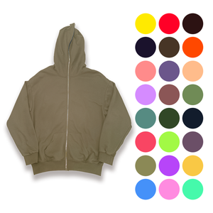 Sweats à capuche unis de haute qualité Xxxxl Logo personnalisé French Terry Rhinestone Plus Size Men's Hoodieq - Product Image 1