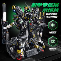 Guly 80506 Battle Mecha MOC Bricks Building Blocks Sets Large Mechanical Warrior Toys Model DIY Hobby Display Ornament Gift