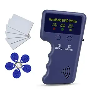Lector de tarjetas RFID portátil, 125khz, Control de acceso