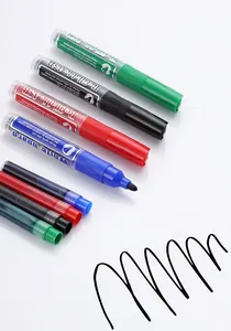 Ungiftiger Whiteboard-Stift Dry Erase Marker Ink Nachfüllbarer Whiteboard-Marker für die Schule