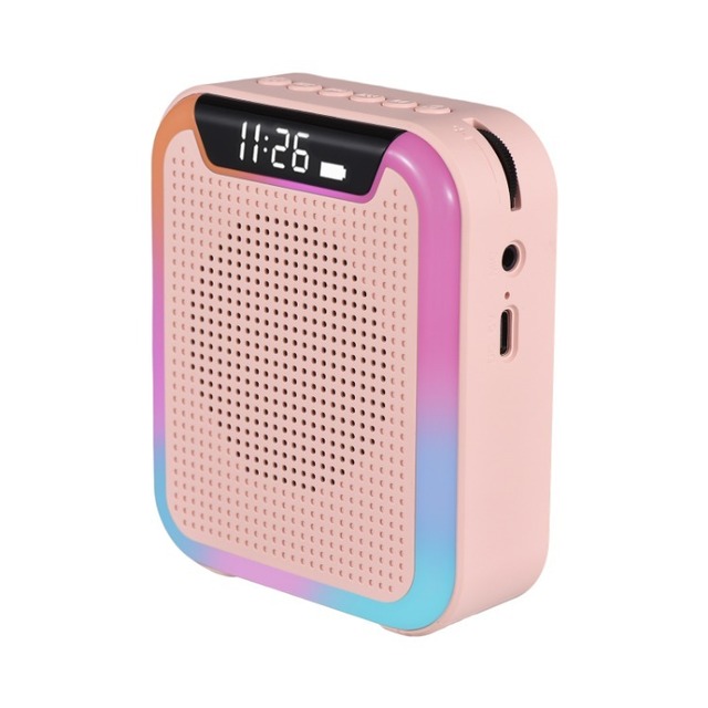 Rechargeable Voice Amplifier Portable Megaphone PA System BT Wireless Amplifier Microphone for Teacher Tour Guide Speaker