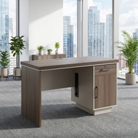 Bureaux informatiques modernes en bois pour cadres, dirigeants et PDG, avec tiroirs, table simple, ensemble de mobilier de bureau, personnalisation en usine, vente en gros