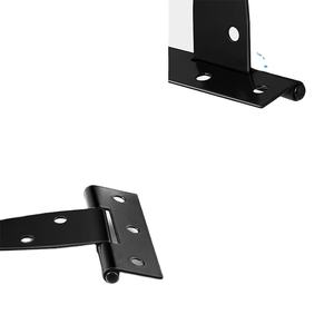 <span class=keywords><strong>Cerniere</strong></span> Moderne a T <span class=keywords><strong>in</strong></span> Acciaio al Carbonio Nero, Chiusura Morbida, Facile Installazione <span class=keywords><strong>per</strong></span> <span class=keywords><strong>Cancelli</strong></span>, Recinzioni e Porte <span class=keywords><strong>in</strong></span> Legno <span class=keywords><strong>per</strong></span> Esterni - Product Image 1