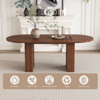 Table à manger en bois moderne et écologique pour la maison, l'hôtel et le restaurant
