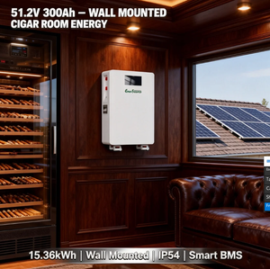 Batterie solaire 48V 51.2V 300Ah 15kWh pour système d'énergie solaire, montage mural avec roues - Product Image 4
