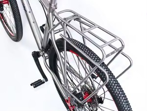 Usine de cadre de vélo en <span class=keywords><strong>titane</strong></span> Design personnalisé Porte-bagages arrière de vélo en <span class=keywords><strong>titane</strong></span> pour vélo 26 ''27'' 29er 700c - Product Image 4