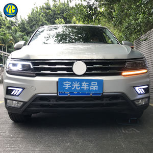 YU GUANG pour <span class=keywords><strong>Volkswagen</strong></span> <span class=keywords><strong>Tiguan</strong></span> L 2017-2021 mise à niveau de la lumière de la lampe frontale VW <span class=keywords><strong>Tiguan</strong></span> <span class=keywords><strong>Allspace</strong></span> LED phare DRL lampe avant - Product Image 4