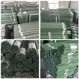 Piquets de jardin TOPFRP verts en métal recouverts de plastique, support d'escalade, modèle TOP609 - Product Image 6