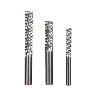 Fraise à queue pleine en acier au carbone 0,4-14 mm pour gravure et fraisage du bois et du plastique - Product Image 1