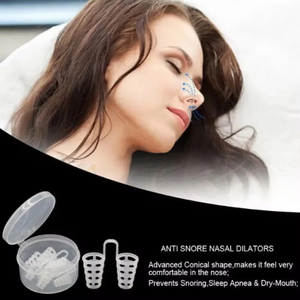 Dilator hidung Anti dengkur, gaya Spiral Anti mendengkur dilator hidung alami dan instan - Product Image 5