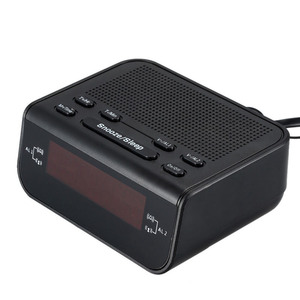 <span class=keywords><strong>Radio</strong></span>-réveil numérique compact à LED avec <span class=keywords><strong>radio</strong></span> FM, fonction snooze et minuterie de sommeil - Product Image 4