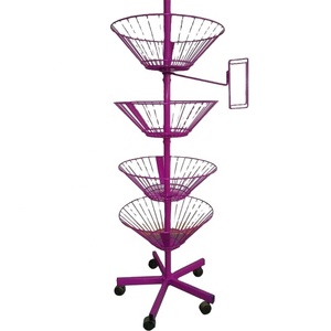 Thời trang dây Bát hình dạng sàn hiển thị đứng cho đồ chơi sang trọng hoặc văn phòng phẩm - Product Image 1