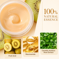 Crème à l'acide glycolique personnalisable pour peaux ternes, rugueuses et irrégulières, hydratant apaisant à la niacinamide et à la centella, 50g