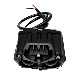 Phare LED pour <span class=keywords><strong>moto</strong></span> électrique Owl 60W, haute puissance 6000K, bicolore <span class=keywords><strong>clignotant</strong></span>, lumière de travail de remplacement, lumière de pare-chocs avant - Product Image 2