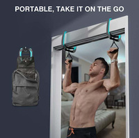 Barre de traction pour porte WellShow, installation sans vis, barre de cadre de porte avec pince intelligente, entraînement du haut du corps, barre de traction portable