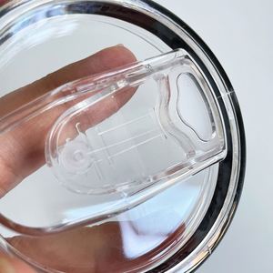 Couvercle coulissant en verre de 20 oz de remplacement pour gobelet droit avec paille - Écologique - Product Image 4