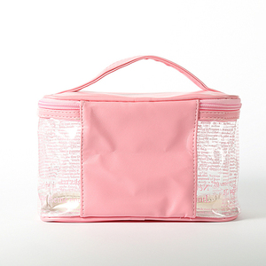 กระเป๋าเครื่องสำอางพีวีซีใสพร้อมที่ปิดและซิปดีไซน์การ์ตูนเป็นมิตรกับสิ่งแวดล้อมพิมพ์โลโก้แฟชั่น - Product Image 4