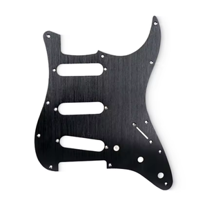 Piastra Protettiva per Chitarra Elettrica FD ST a 3 Strati Nera con 11 Fori, Vendita all'Ingrosso - Product Image 1