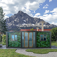 20ft30ft moderne préfabriqué mobile en acier préfabriqué villa portable maison/extérieur bureau hôtels extensible conteneur maison