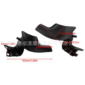 แผ่นกันความร้อนสำหรับมอเตอร์ไซค์ Zuqing รุ่น Central Mount สำหรับ Harley Softtail ปี 18-23 แผ่นฉนวนกันความร้อน รุ่น Me112 - Product Image 3