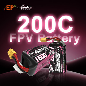 แบตเตอรี่ BUNNY 200C พร้อมหัวต่อ XT30/XT60 ความจุ 1300mah 1520mah 1650mah แบตเตอรี่ลิเธียมไอออน 3.7v ลิเธียมโพลิเมอร์ 3s 11.1v สำหรับ UAV 4570140 200C Pe - Product Image 1