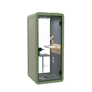 Cabina Telefónica Insonorizada, Mini Casa para Videoconferencias Personales, Oficina tipo Cápsula con Enchufe USB de 12V - Product Image 1