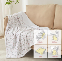 Couverture en flanelle imprimée pour lit, canapé, salon, légère, en polaire, chaude, super douce, confortable, pour l'automne, l'hiver, toutes saisons