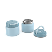 F70 untuk Stoples Anak 400ml Berkompartemen, Terisolasi, Bebas BPA, Dilengkapi Tutup Kedap Udara dengan Pegangan, Penutup Selai, dan Ventilasi Vakum Baja Tahan Karat