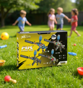 Fusil d'assaut en plastique rechargeable AK Electric Gel Blaster avec lumières, jouet pour enfants de 8 à 13 ans, unisexe - Product Image 2