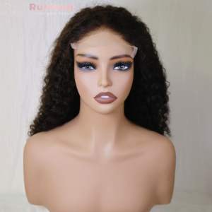 Носите неклеевые парики, необработанные вьетнамские и натуральные бирманские кудрявые прозрачные кружевные волосы для черных женщин - Product Image 3