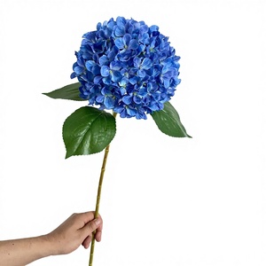 Hortensia Artificial de Alta Calidad con 3 Hojas, Impresa en 3D, Flor Colorida con 5 Cabezas para Decoración de Bodas, San Valentín y Acción de Gracias - Product Image 2