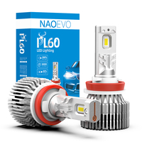 PL60 H7 LED Lampes Canbus 120W 40000lm 12V HB3 9005 H11 H15 Faro Luz Ampoule H4 pour Auto Car Light 6000k H4 Led Phare H7 X5 A3
