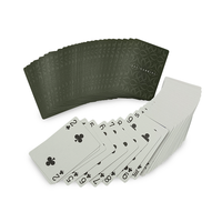 Jeu de cartes à jouer de poker en papier fini, personnalisé, publicité de bonne qualité, jeux promotionnels, personnalisé, à l'avant et à l'arrière
