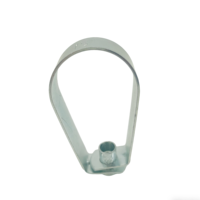 Colliers de suspension pivotants de haute qualité en fer galvanisé/acier inoxydable, forme poire, pour tuyaux métriques et impériaux
