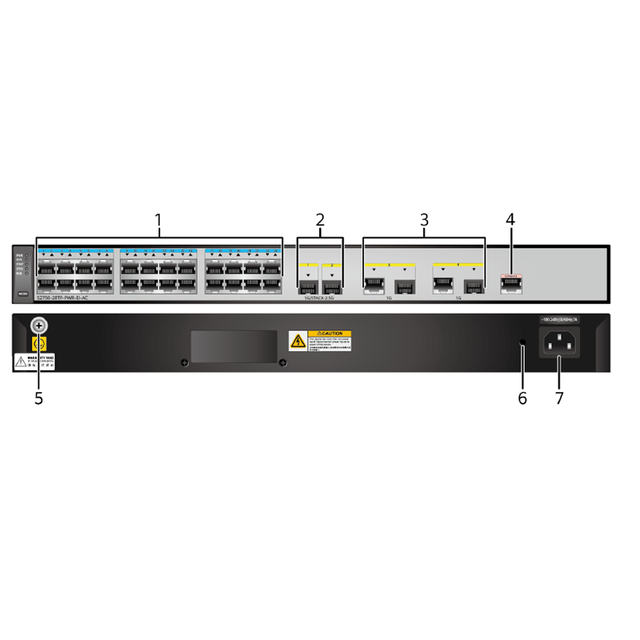 S2750-28TP-EI-AC 02355247 24 Ethernet 10/100 PoE+ Ports,2 Gig SFP Network Switch