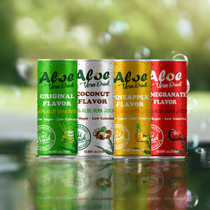 Gel de boisson à base de jus d'aloe Vera, Original, à faible teneur en sucre, grenade 330ml, 30% - Product Image 5