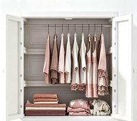 Armoire en plastique gris de 70 cm de large avec tringle de suspension et 4 tiroirs, meuble de rangement autoportant pour vêtements de chambre à coucher