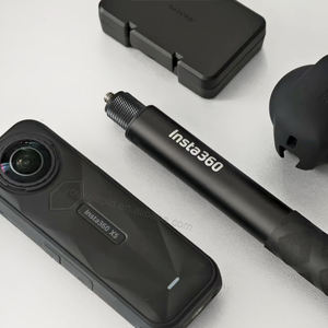 Insta360 X5 <span class=keywords><strong>HDKing</strong></span> 8K 360 °   Caméra d'action miniature étanche avec stabilisation anti-vent intégrée, batterie 2400 mAh, autonomie de 3 heures, vidéo vlog - Product Image 4