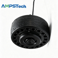 Kit moteur servo AMPSTech 15 Nm continu, 24 Nm de crête, 36 V CC, double axe, CAN, IP67 pour la manutention de matériaux (AMR)