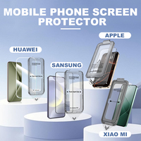 Film de protection d'écran en verre trempé Hd pour téléphone portable Huawei Pura 70, angle rond 9D personnalisé en 3D